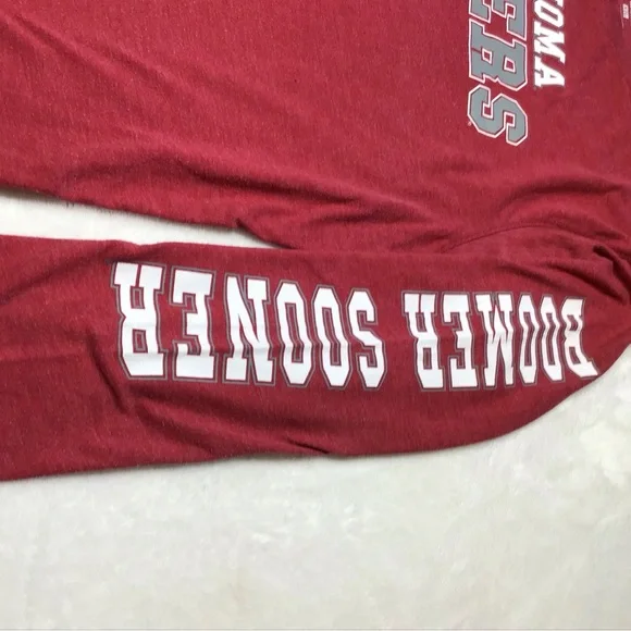 Colosseum Red Oklahoma Sooners Long Sleeve Tee men’s XL - Picture 2 of 5